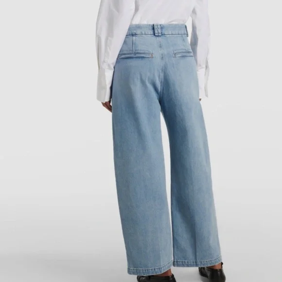 Citizens Of Humanity Cara Cropped Pleated Trouser Pant Chalice Sz 27 NWT